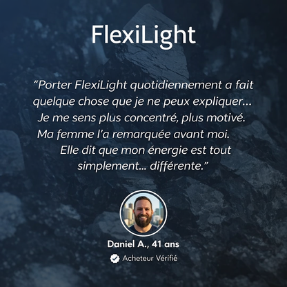 Bracelet hématite FlexiLight