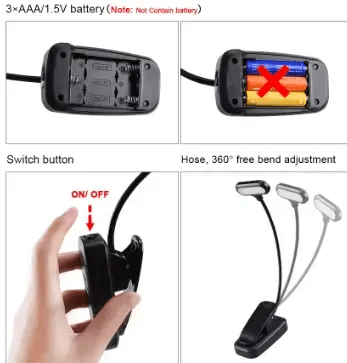 Pack de Deux Mini Lampe de Lecture LED - FlexiLight